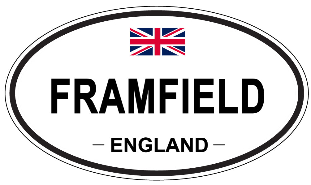 FRAMFIELD, England - Oval Magnet