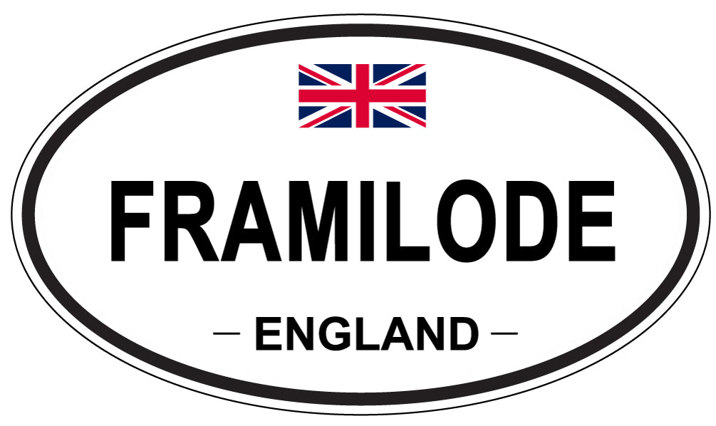 FRAMILODE, England - Oval Magnet