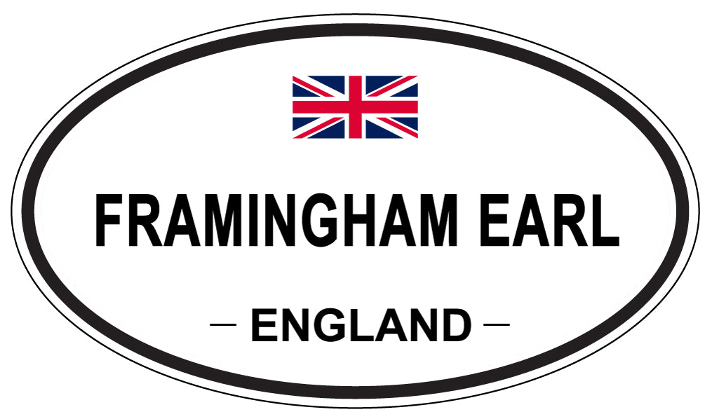 FRAMINGHAM EARL, England - Oval Magnet