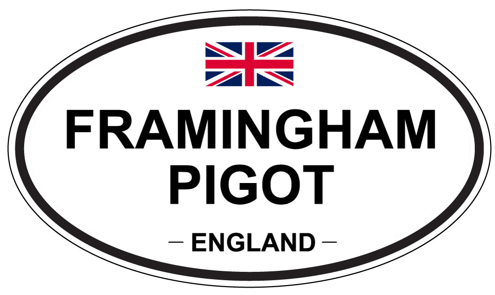 FRAMINGHAM PIGOT, England - Oval Magnet