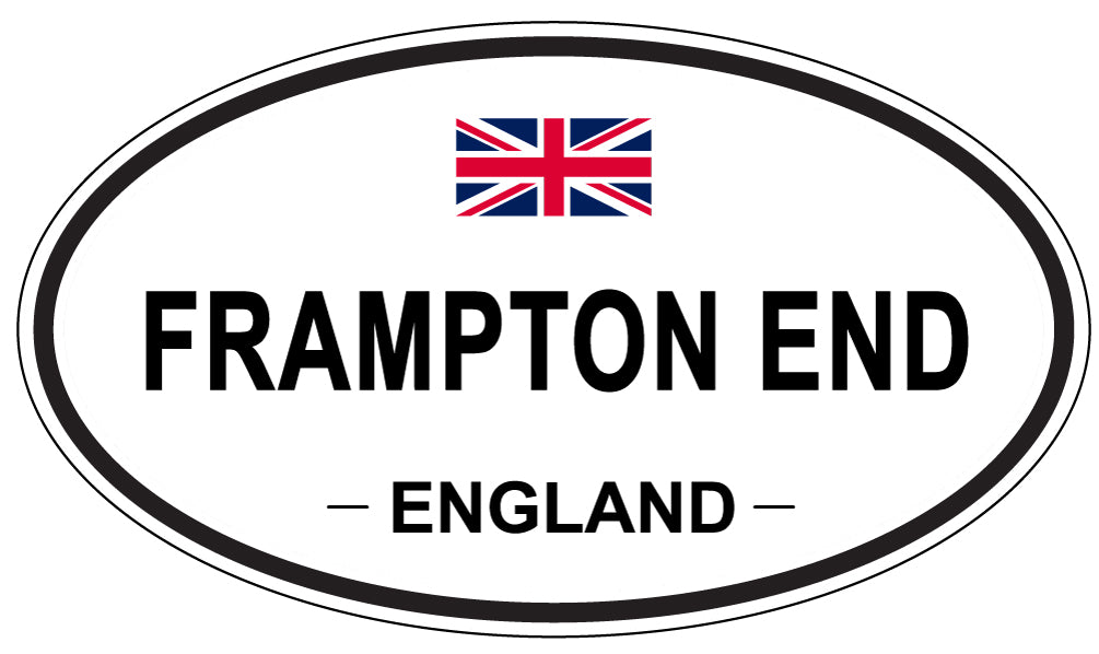 FRAMPTON END, England - Oval Magnet