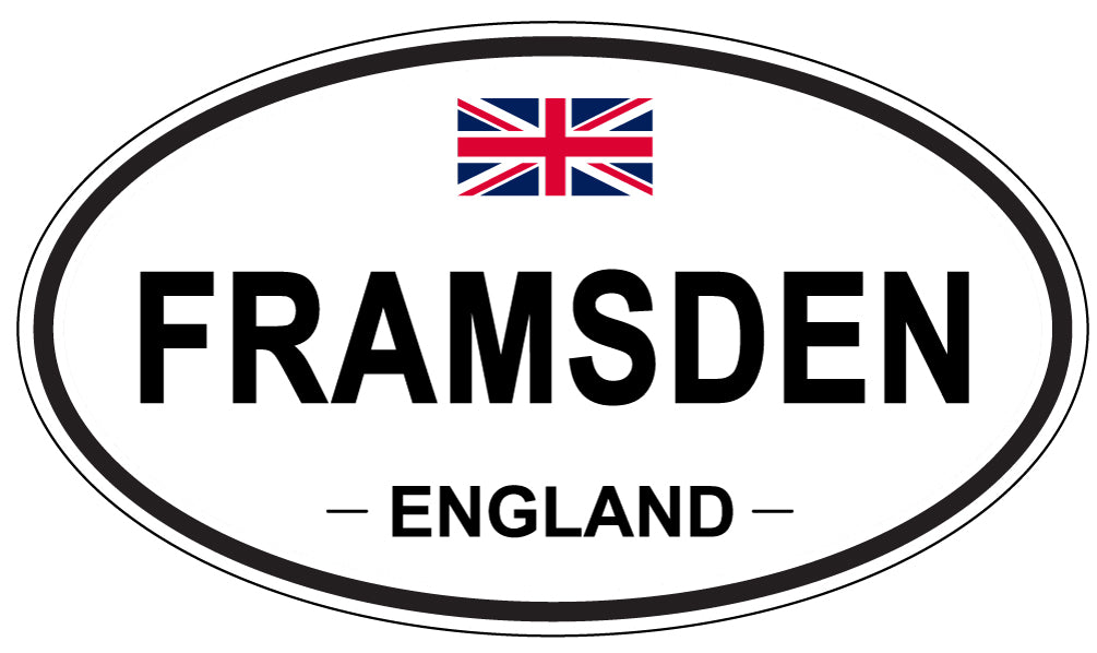 FRAMSDEN, England - Oval Magnet