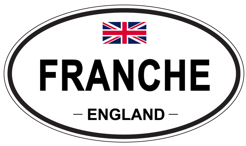FRANCHE, England - Oval Magnet