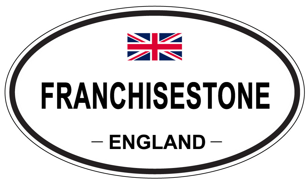 FRANCHISESTONE, England - Oval Magnet