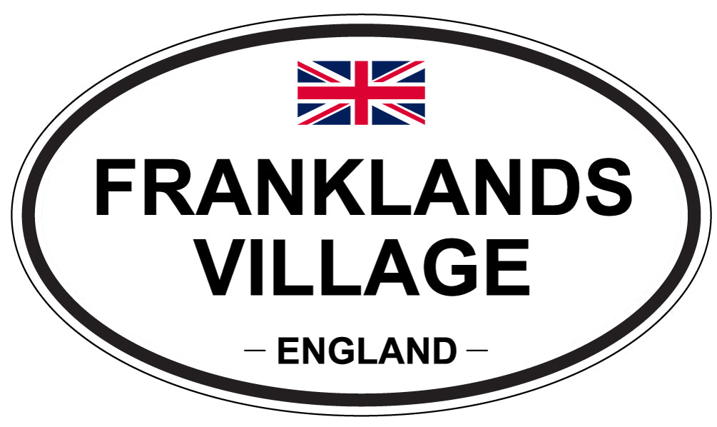 FRANKLANDS VILLAGE, England - Oval Magnet
