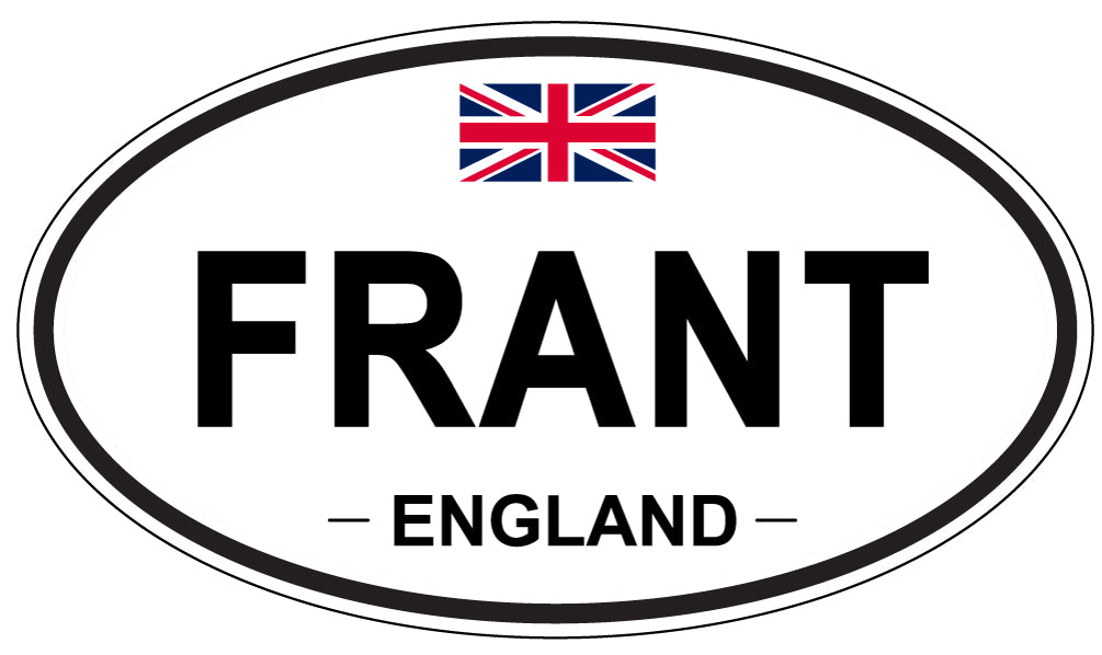 FRANT, England - Oval Magnet