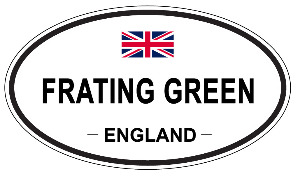 FRATING GREEN, England - Oval Magnet