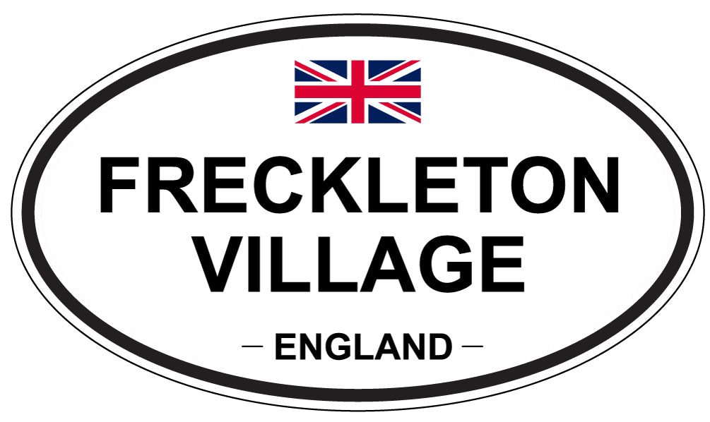 FRECKLETON VILLAGE, England - Oval Magnet