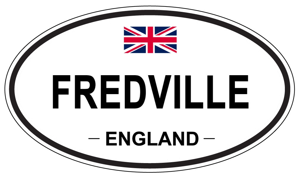 FREDVILLE, England - Oval Magnet