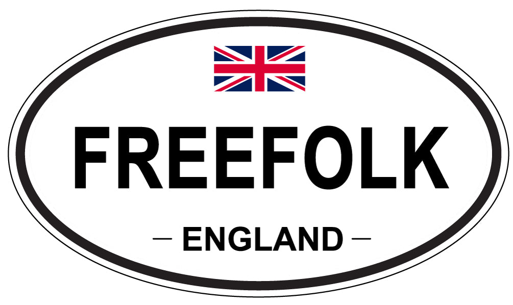 FREEFOLK, England - Oval Magnet