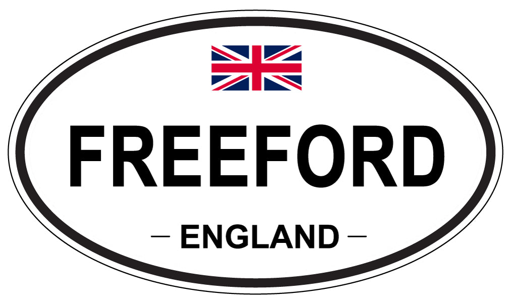 FREEFORD, England - Oval Magnet