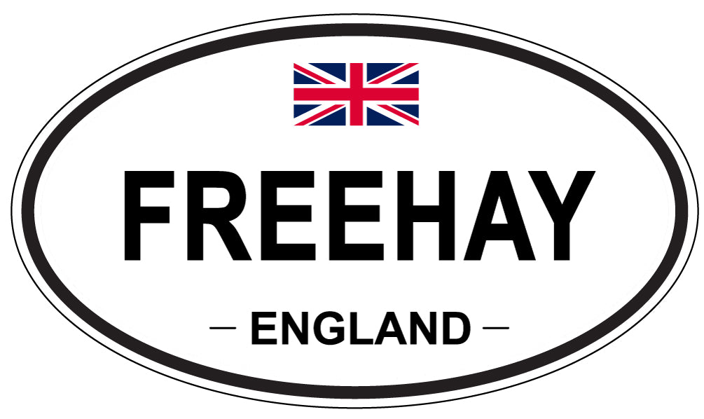 FREEHAY, England - Oval Magnet