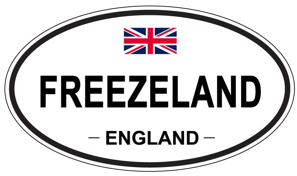 FREEZELAND, England - Oval Magnet