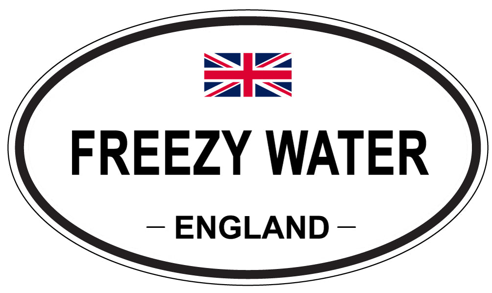 FREEZY WATER, England - Oval Magnet