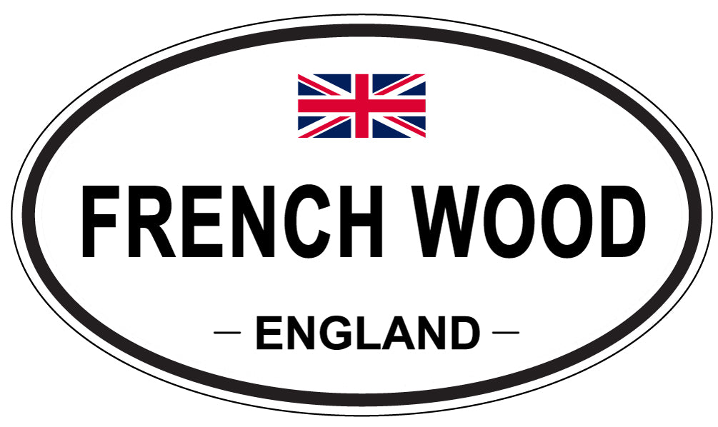 FRENCH WOOD, England - Oval Magnet