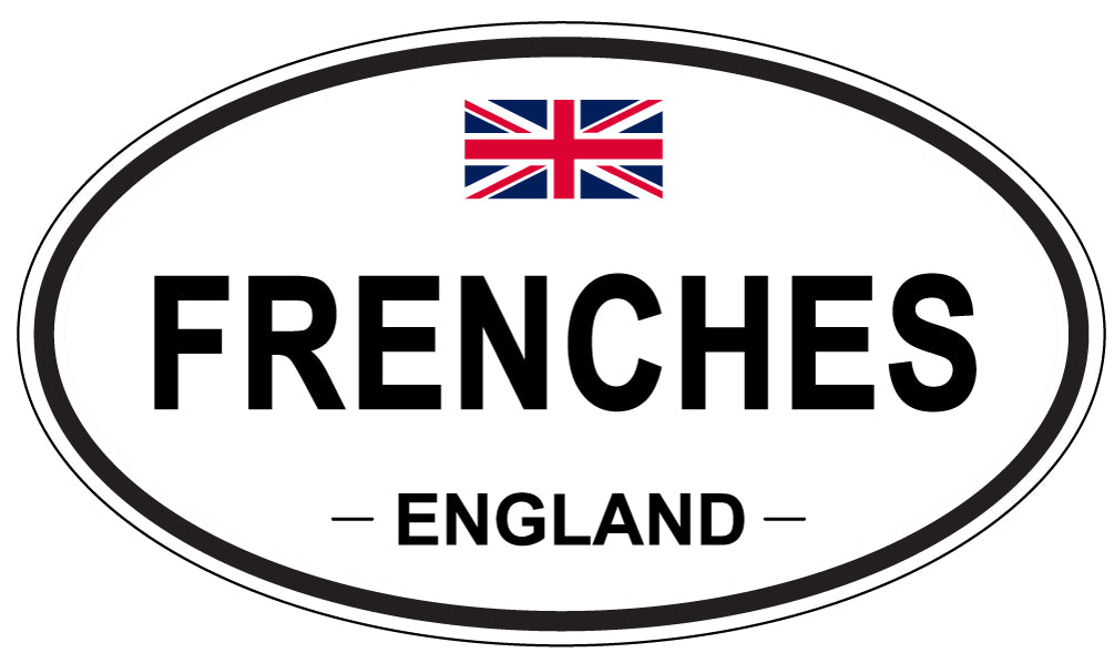 FRENCHES, England - Oval Magnet