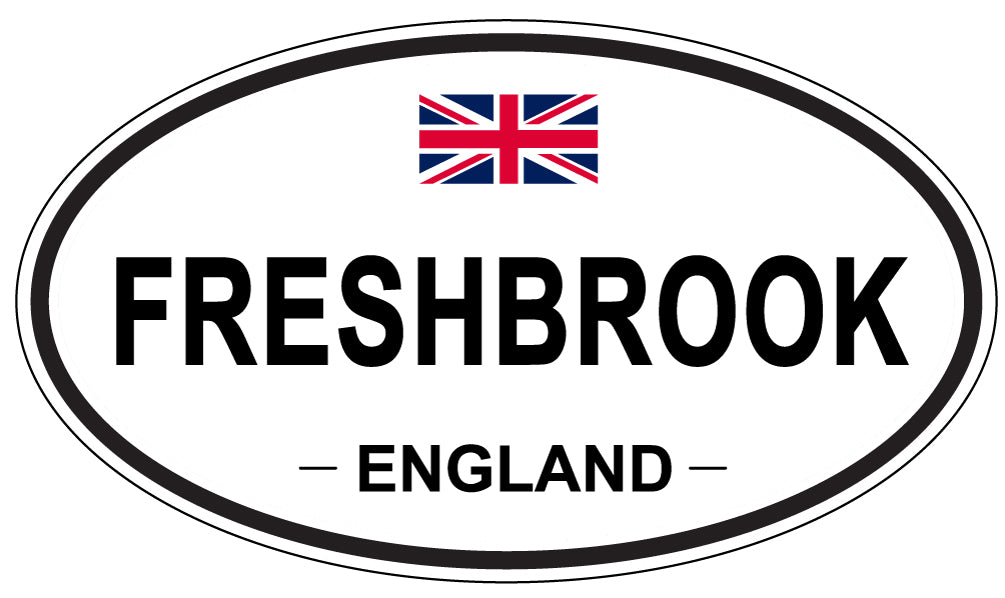 FRESHBROOK, England - Oval Magnet