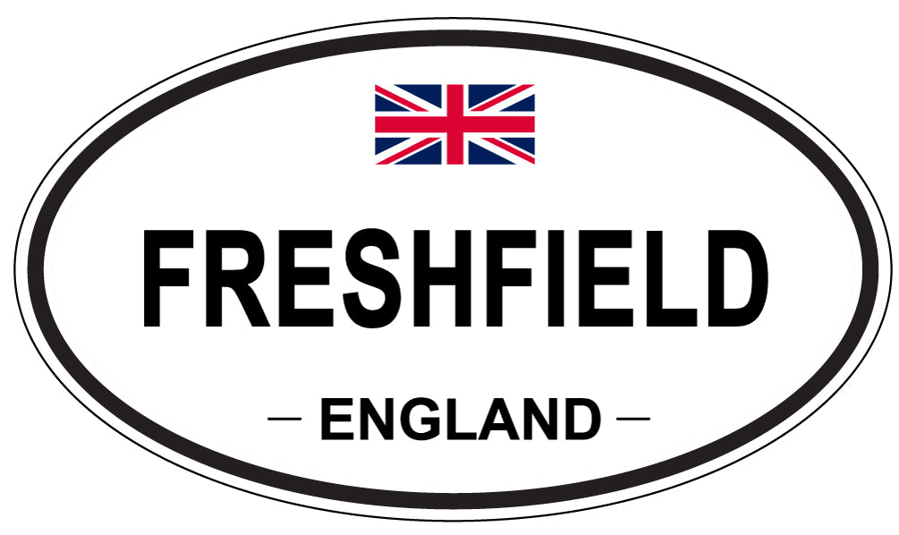 FRESHFIELD, England - Oval Magnet