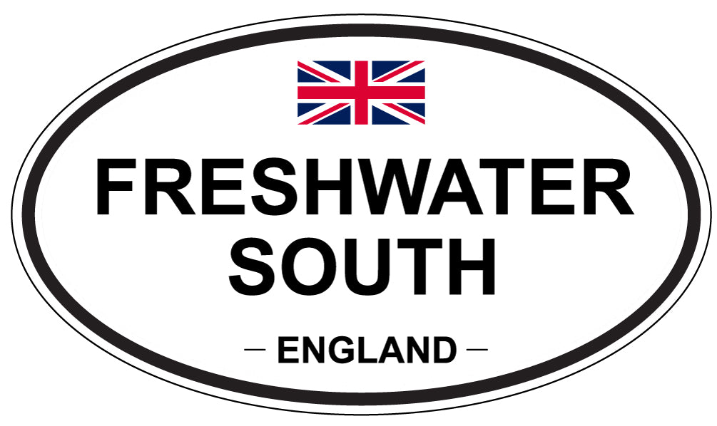 FRESHWATER SOUTH, England - Oval Magnet
