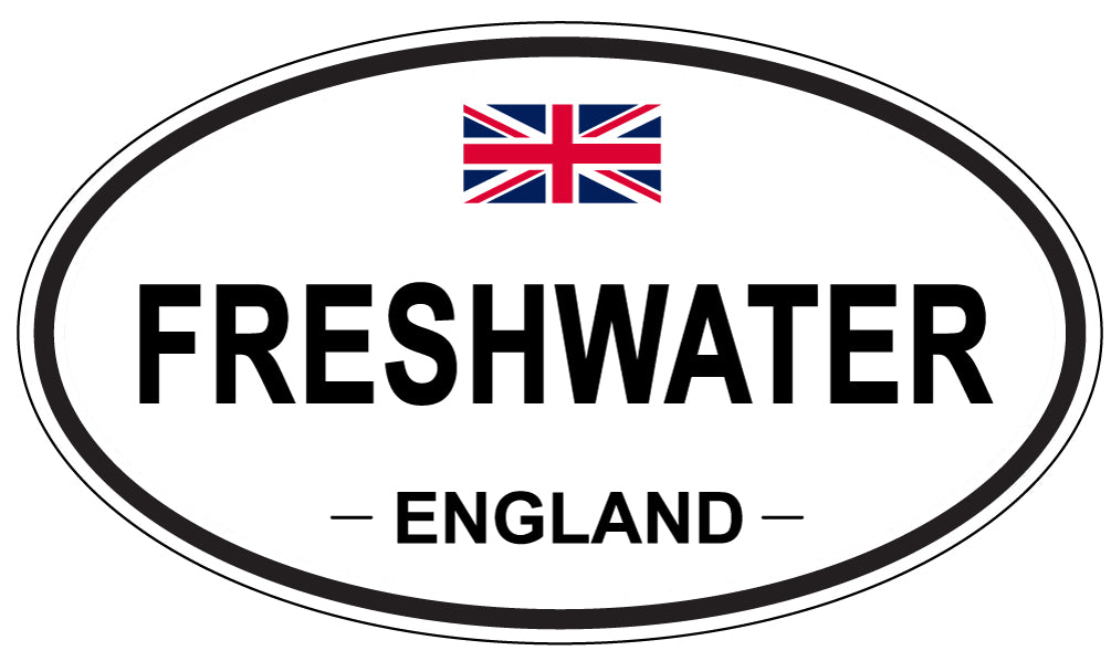 FRESHWATER, England - Oval Magnet