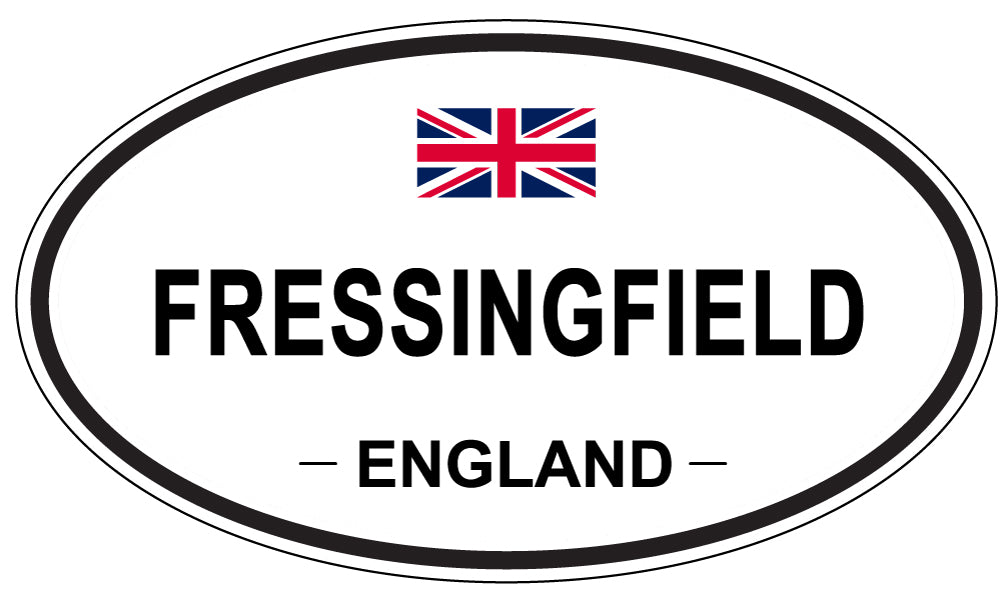 FRESSINGFIELD, England - Oval Magnet