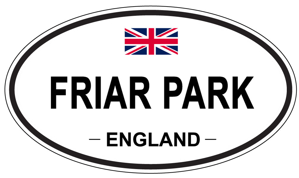 FRIAR PARK, England - Oval Magnet