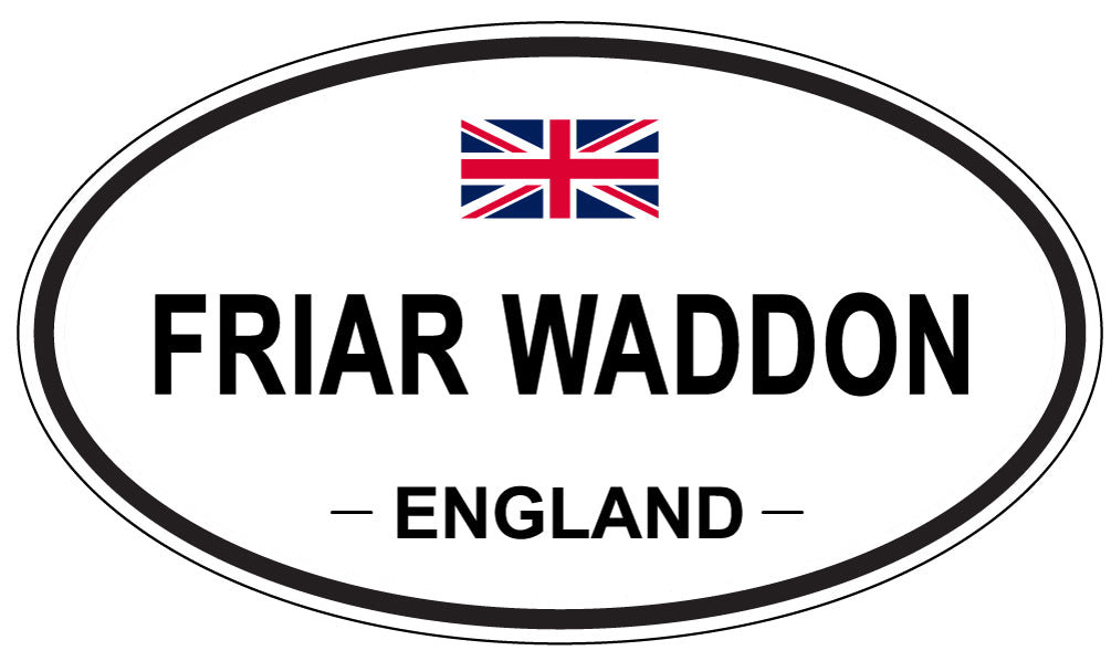 FRIAR WADDON, England - Oval Magnet