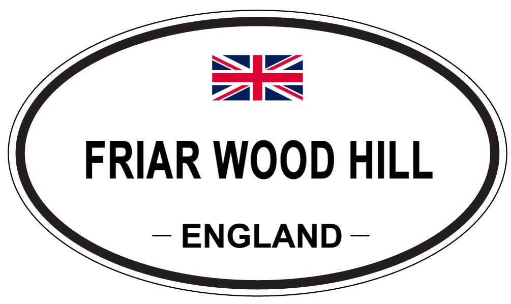 FRIAR WOOD HILL, England - Oval Magnet