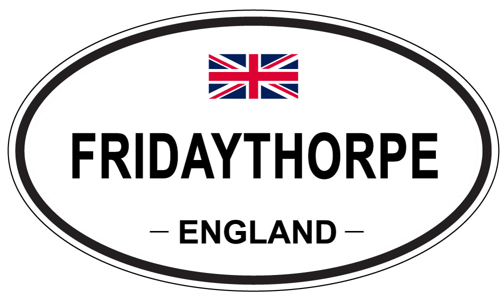 FRIDAYTHORPE, England - Oval Magnet