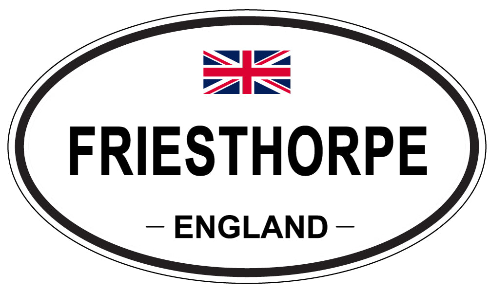 FRIESTHORPE, England - Oval Magnet