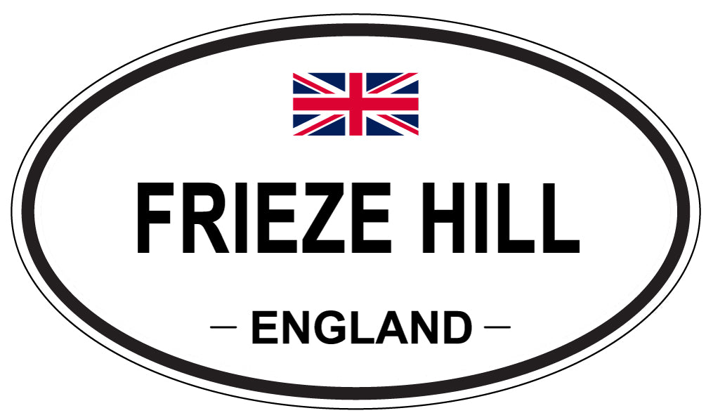 FRIEZE HILL, England - Oval Magnet