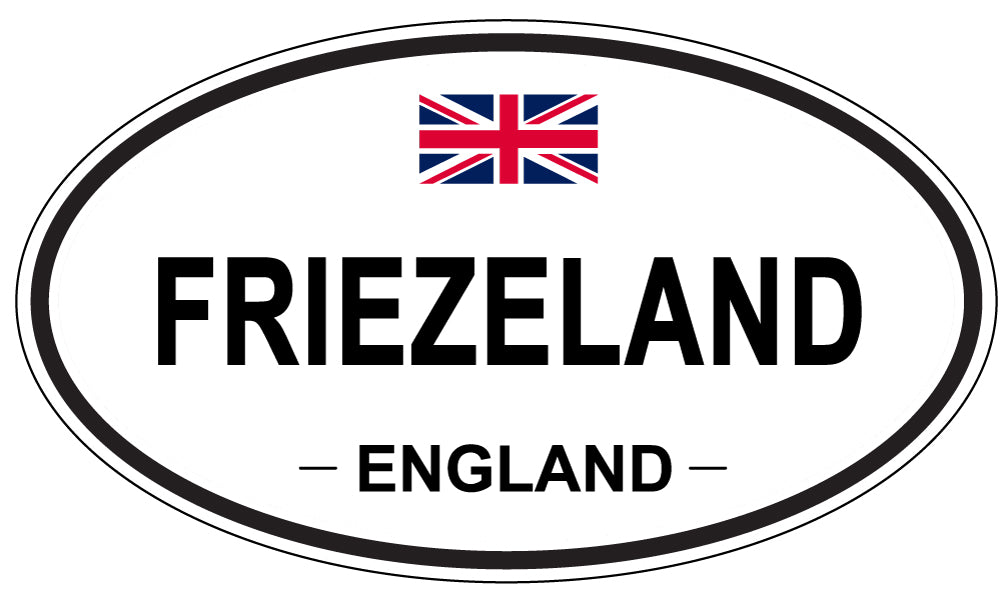 FRIEZELAND, England - Oval Magnet