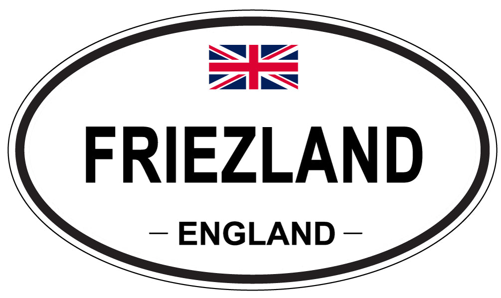 FRIEZLAND, England - Oval Magnet