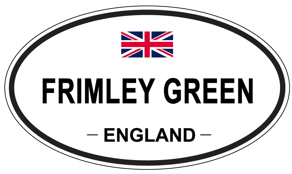 FRIMLEY GREEN, England - Oval Magnet