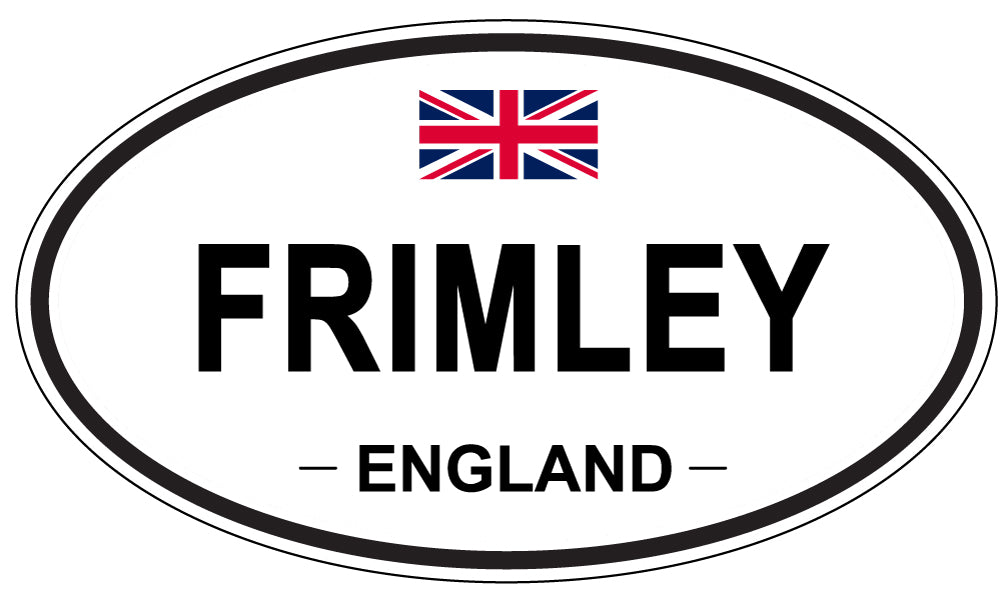 FRIMLEY, England - Oval Magnet