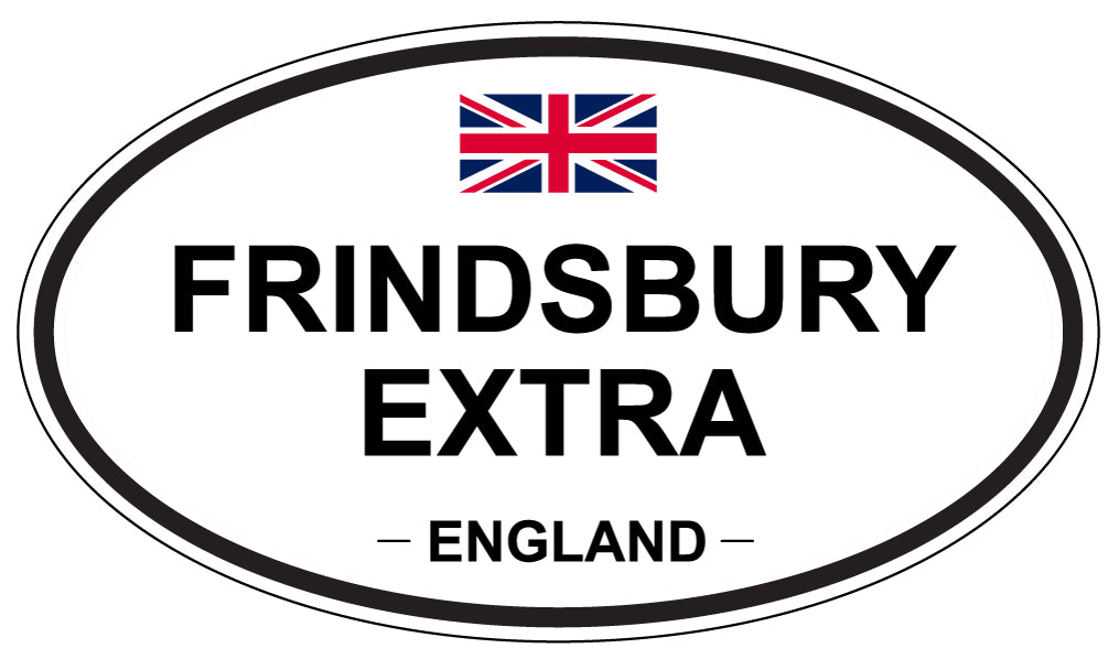 FRINDSBURY EXTRA, ENGLAND - Oval Sticker