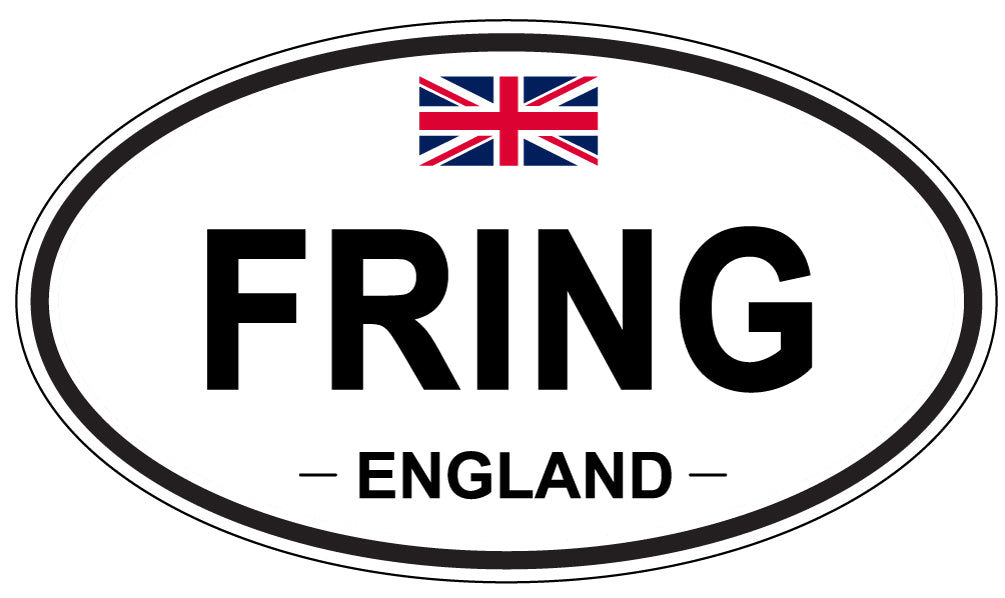 FRING, England - Oval Magnet