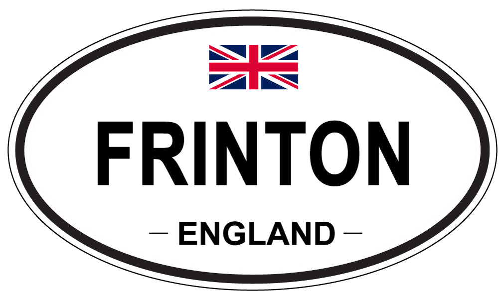 FRINTON, England - Oval Magnet