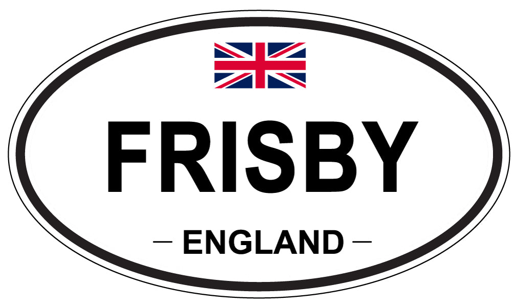FRISBY, England - Oval Magnet