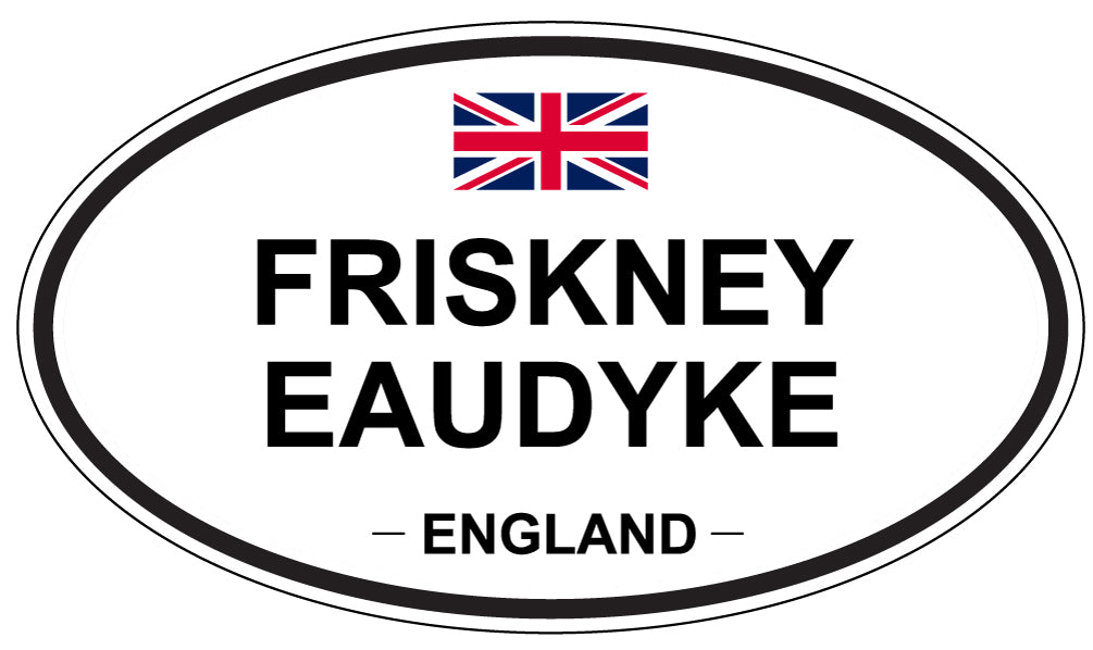 FRISKNEY EAUDYKE, England - Oval Magnet