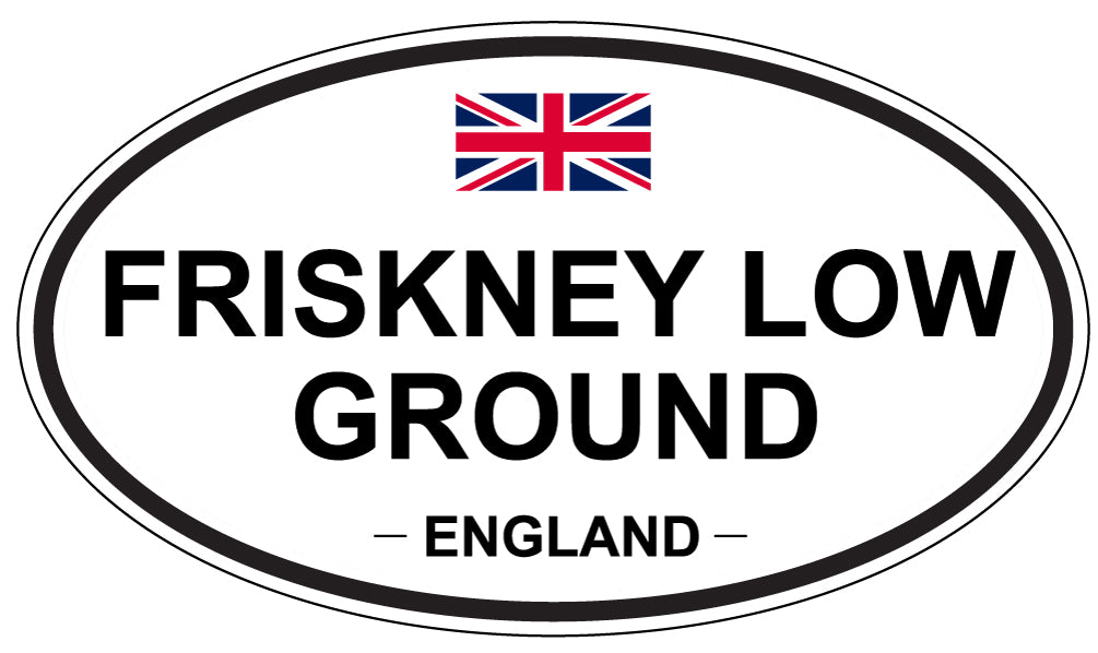 FRISKNEY LOW GROUND, England - Oval Magnet