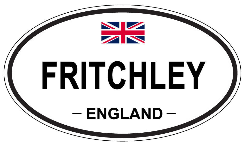FRITCHLEY, ENGLAND - Oval Sticker