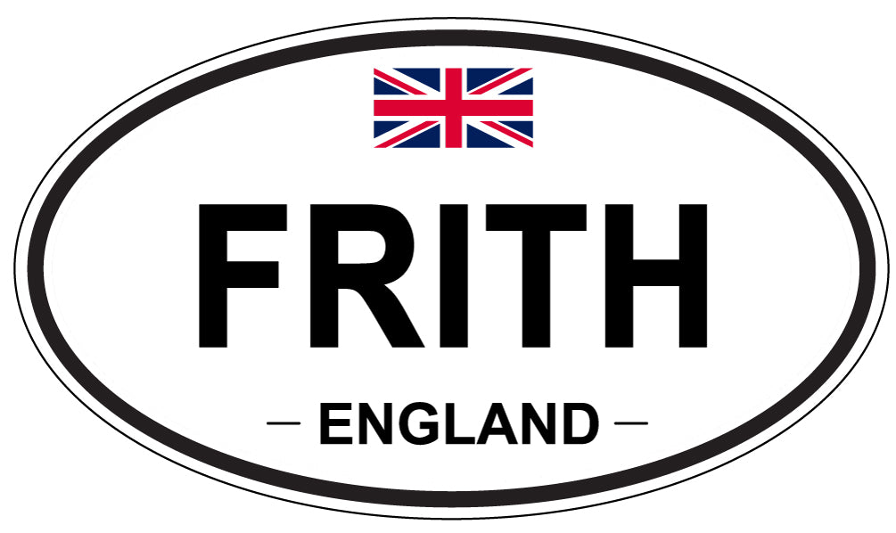 FRITH, ENGLAND - Oval Sticker