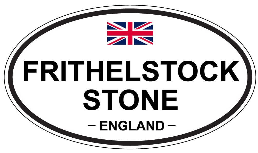 FRITHELSTOCK STONE, ENGLAND - Oval Sticker