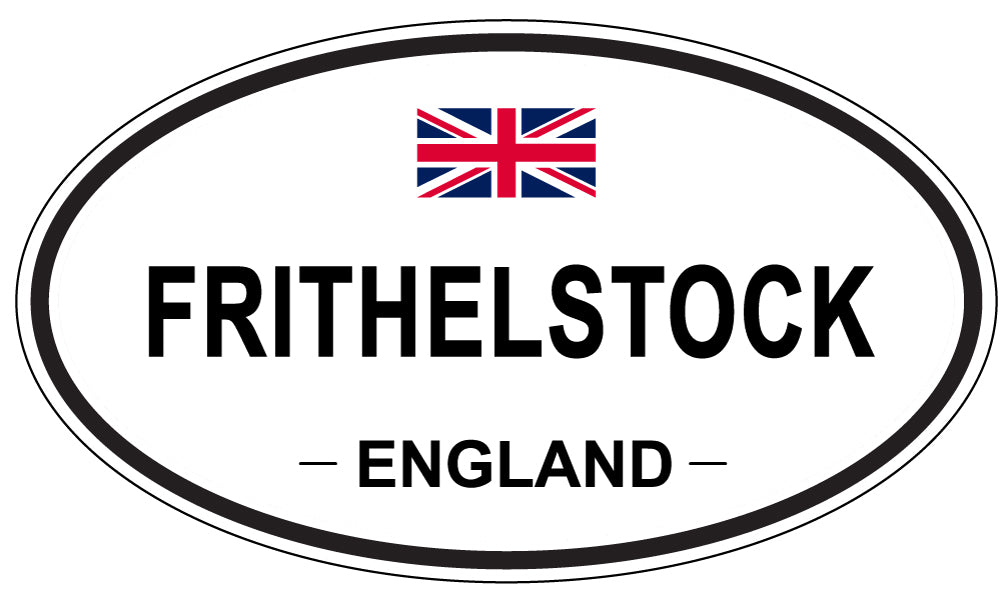 FRITHELSTOCK, ENGLAND - Oval Sticker