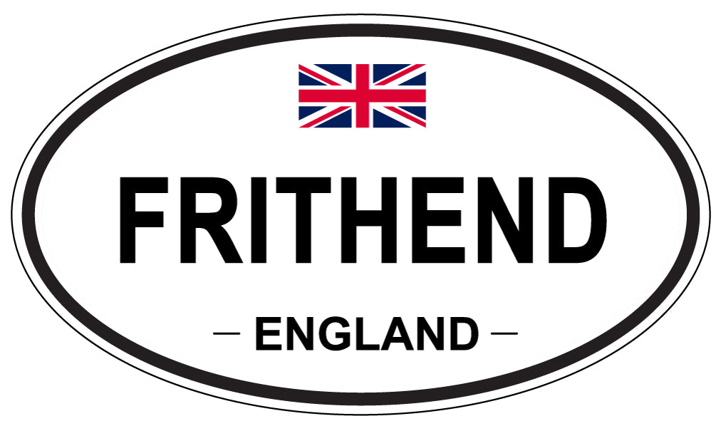 FRITHEND, ENGLAND - Oval Sticker