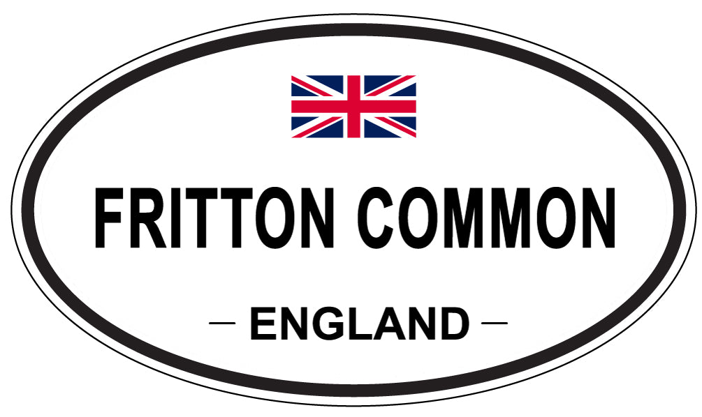 FRITTON COMMON, England - Oval Magnet
