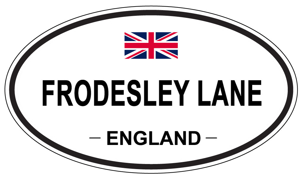 FRODESLEY LANE, England - Oval Magnet