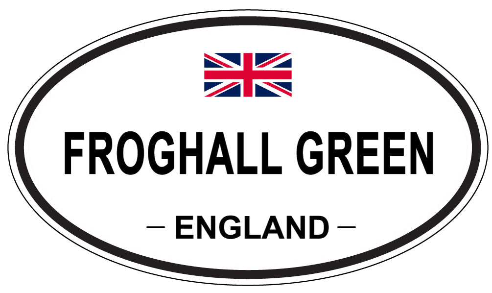 FROGHALL GREEN, England - Oval Magnet
