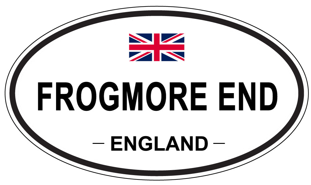 FROGMORE END, ENGLAND - Oval Sticker